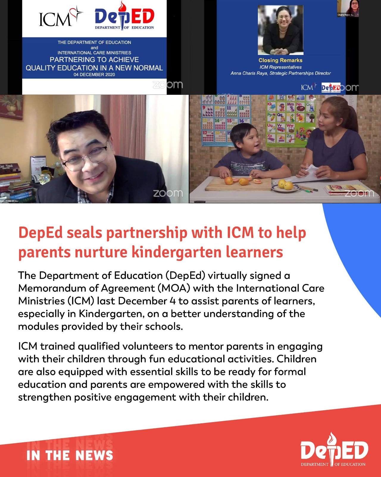 DepEd and ICM