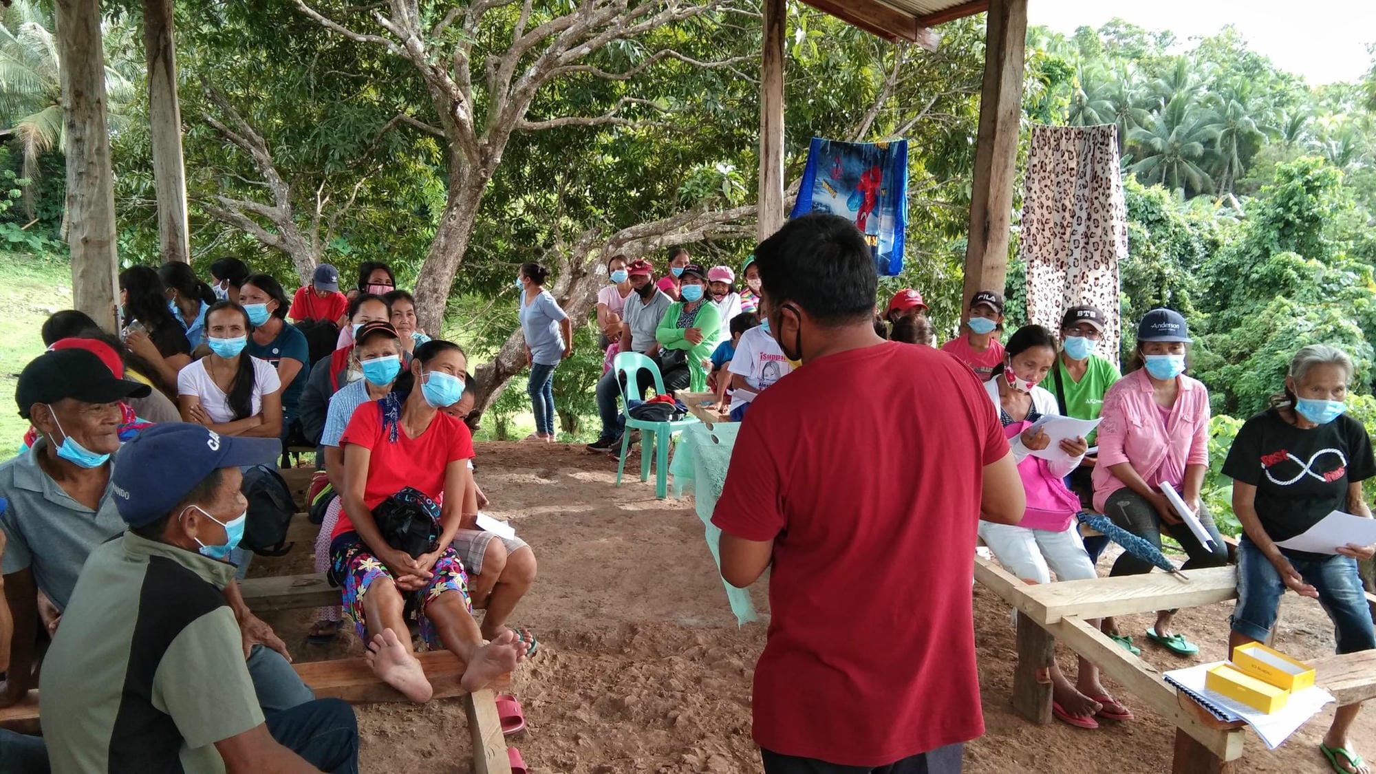 Pastor David conducting Renew program in his community in the time of COVID-19